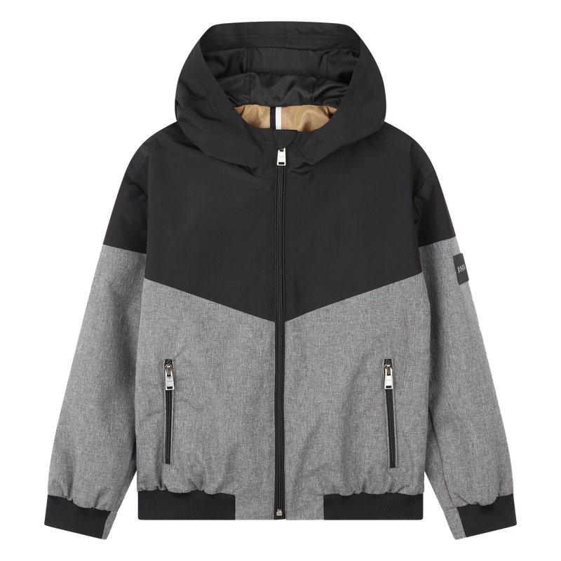 Two-Tone Hooded Windbreaker BOSS 
                    BOY