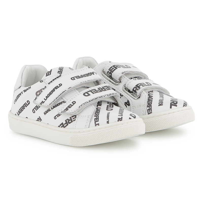 Leather Velcro sneakers KARL LAGERFELD KIDS 
                    UNISEX