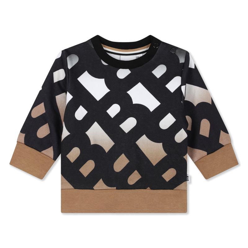 Tricolored Printed Sweatshirt BOSS 
                    BOY