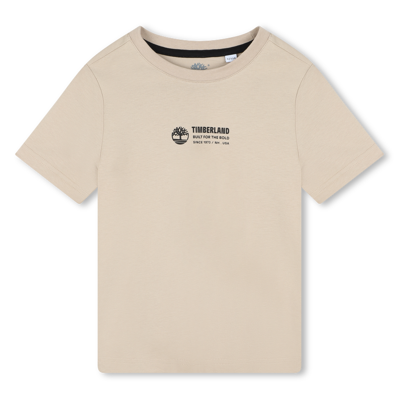 Short-Sleeved Cotton T-Shirt TIMBERLAND 
                    BOY