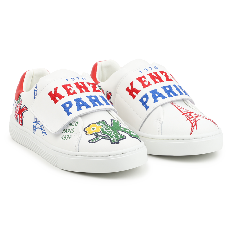 Leather Velcro Sneakers KENZO KIDS 
                    BOY