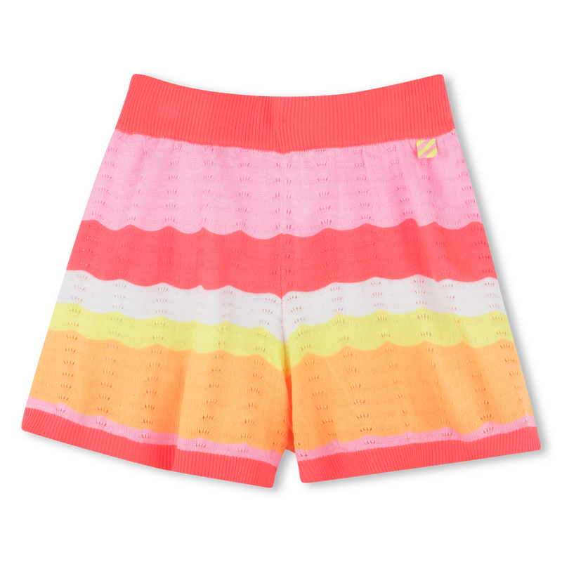 Striped tricot shorts BILLIEBLUSH 
                    GIRL