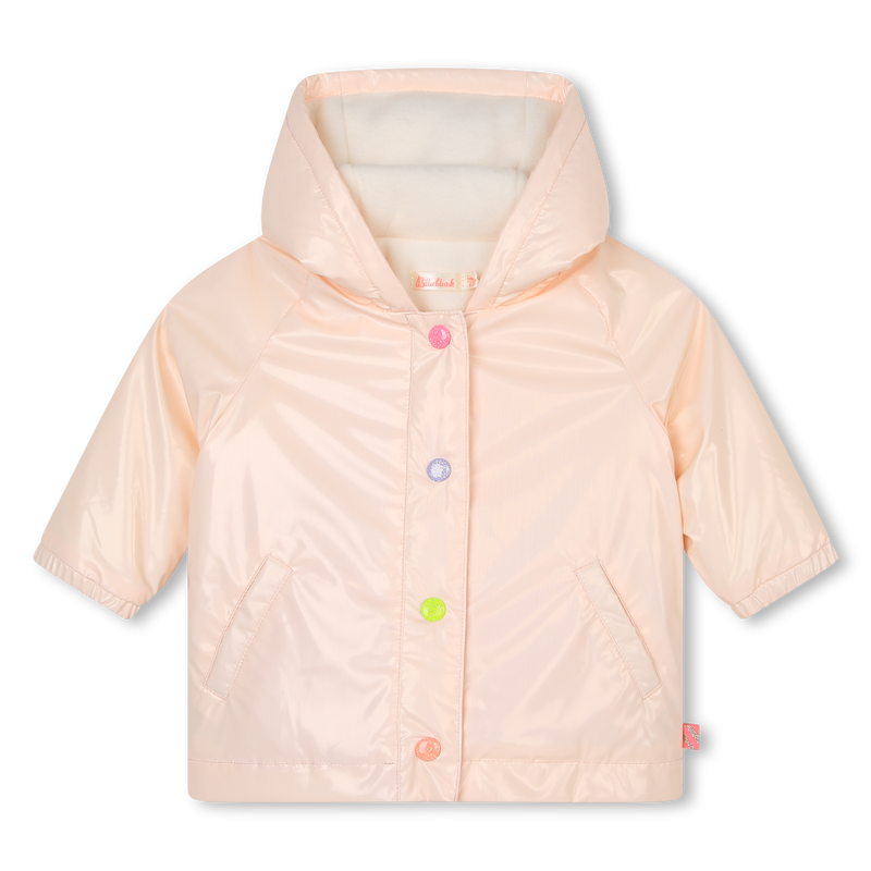 Fleece-lined graphic raincoat BILLIEBLUSH 
                    GIRL
