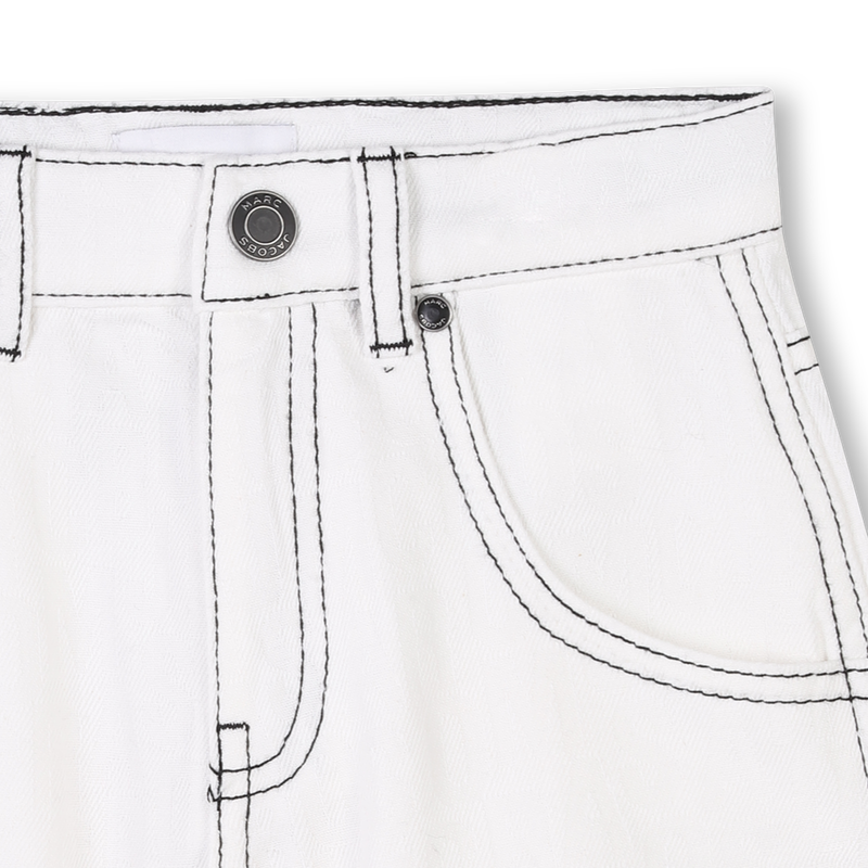 Printed cotton shorts THE MARC JACOBS 
                    GIRL