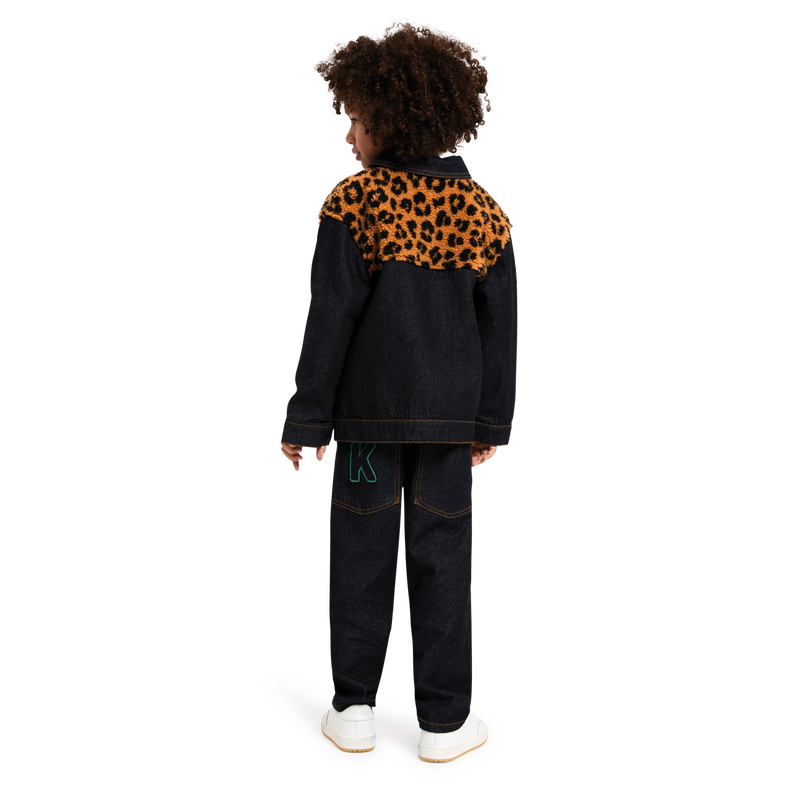 Printed Jean Jacket KENZO KIDS 
                    UNISEX