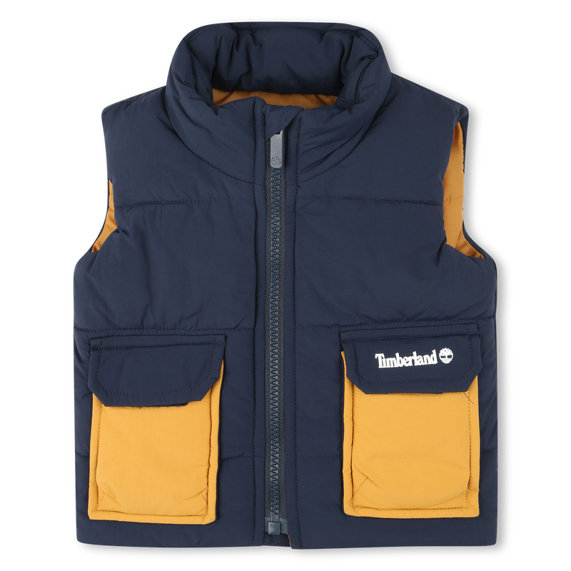 Sleeveless Zip-Up Puffer TIMBERLAND 
                    BOY