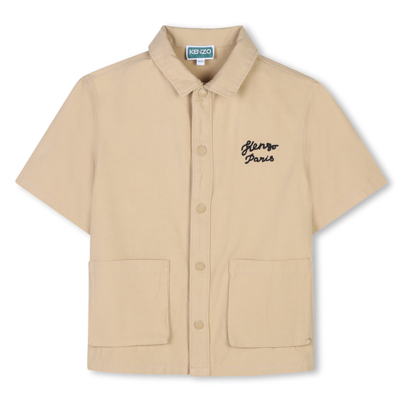 Short-sleeved cotton shirt KENZO KIDS 
                    BOY