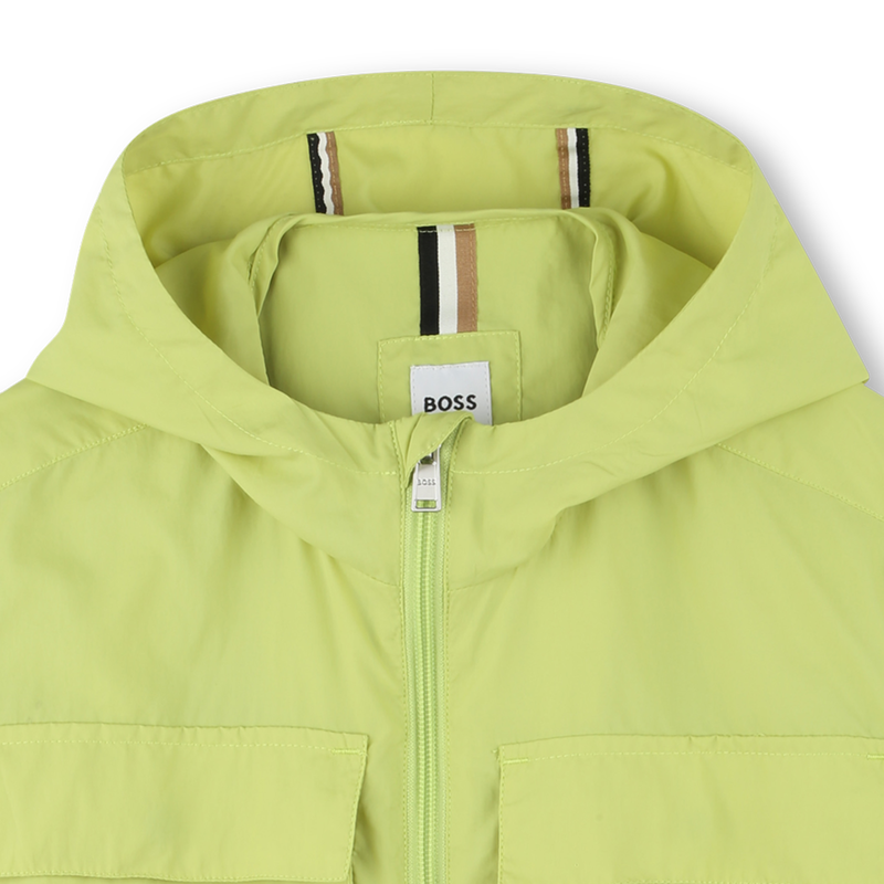 Hooded zip-up windbreaker BOSS 
                    BOY