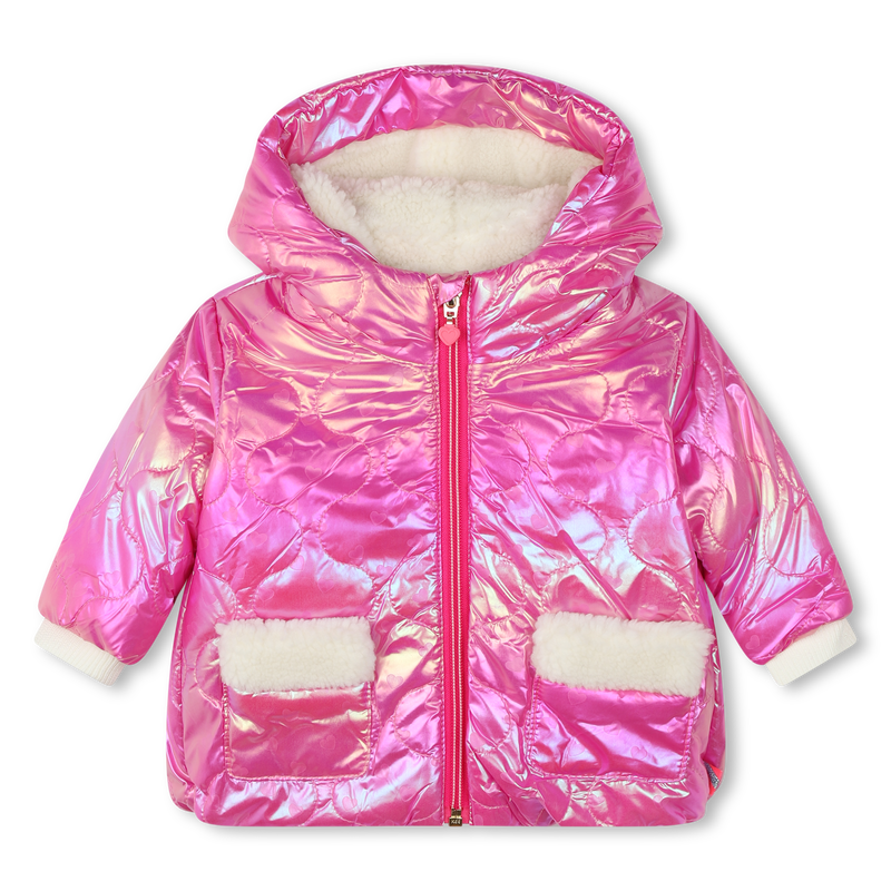 Iridescent quilted puffer BILLIEBLUSH 
                    GIRL