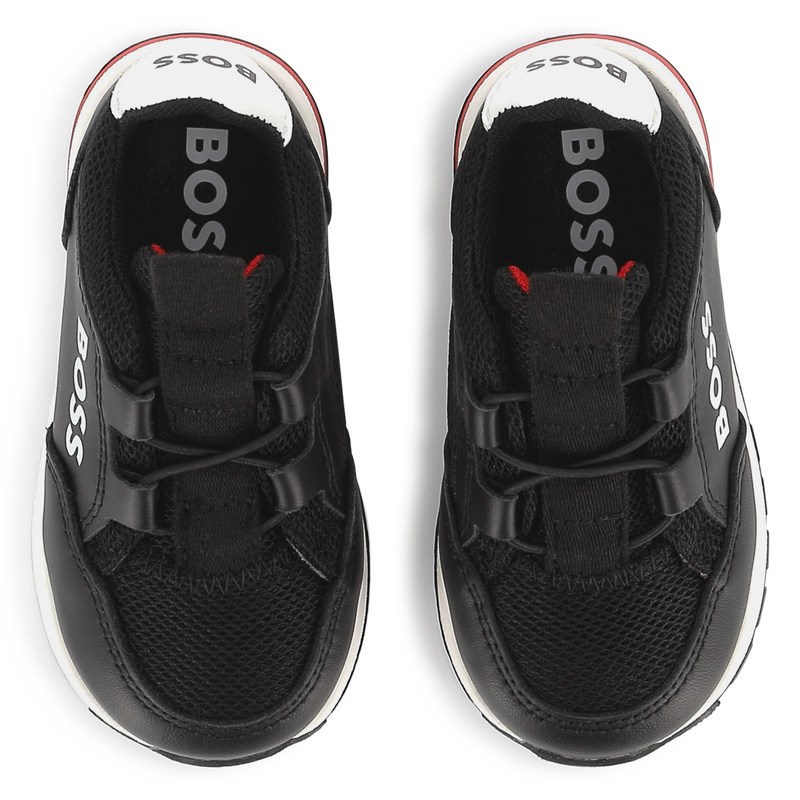Lace-up leather sneakers BOSS 
                    BOY