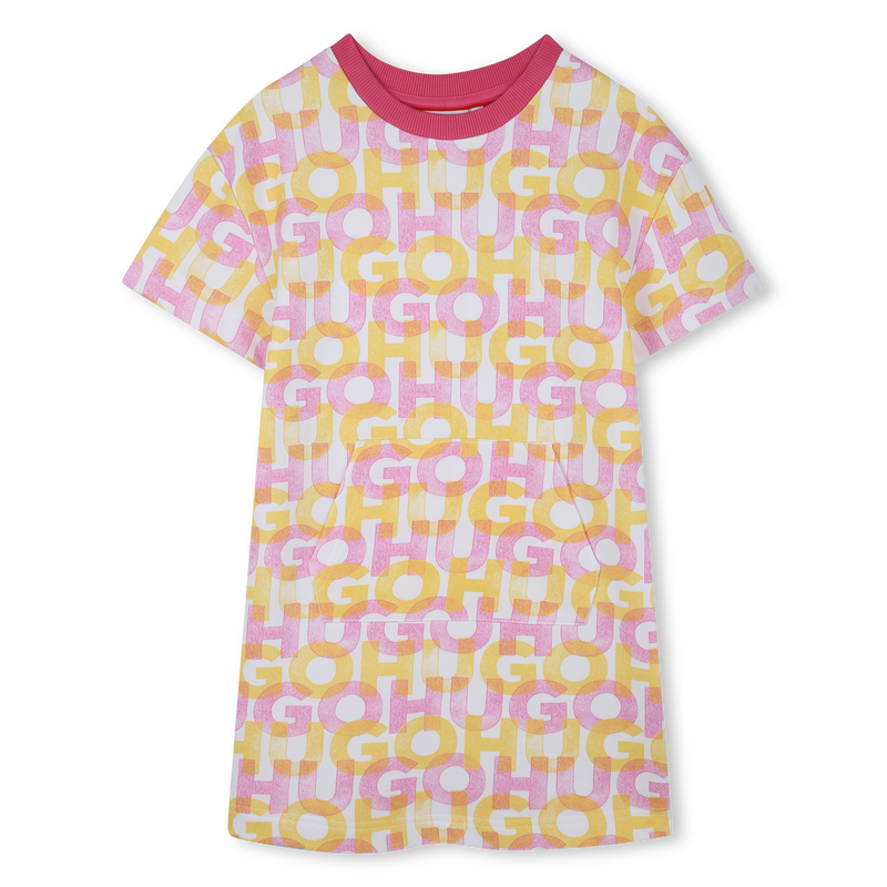 Printed fleece dress HUGO 
                    GIRL