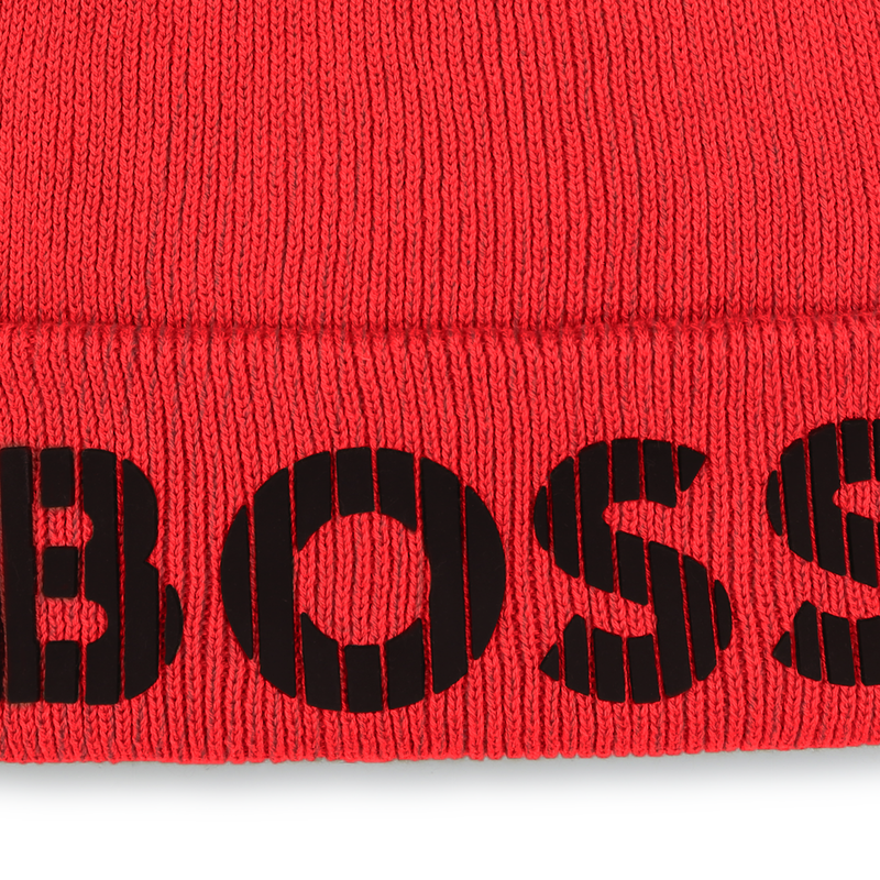 Logo Cuff Beanie BOSS 
                    BOY