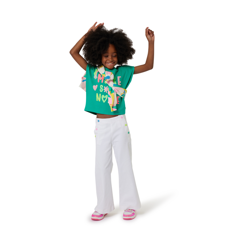 Sequin slogan t-shirt BILLIEBLUSH 
                    GIRL