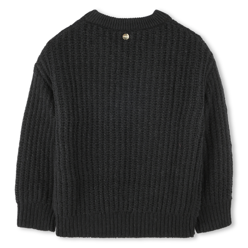 Embroidered Knit V-Neck Sweater LANVIN 
                    GIRL