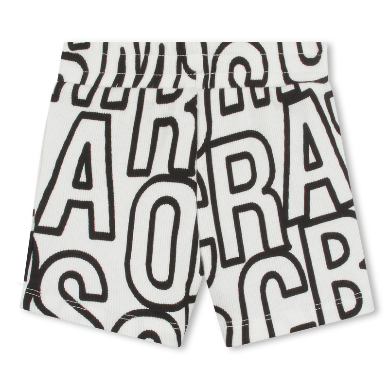 Ribbed T-shirt and shorts THE MARC JACOBS 
                    UNISEX