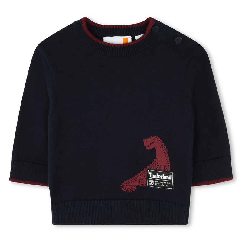 Dinosaur Knit Sweater TIMBERLAND 
                    BOY