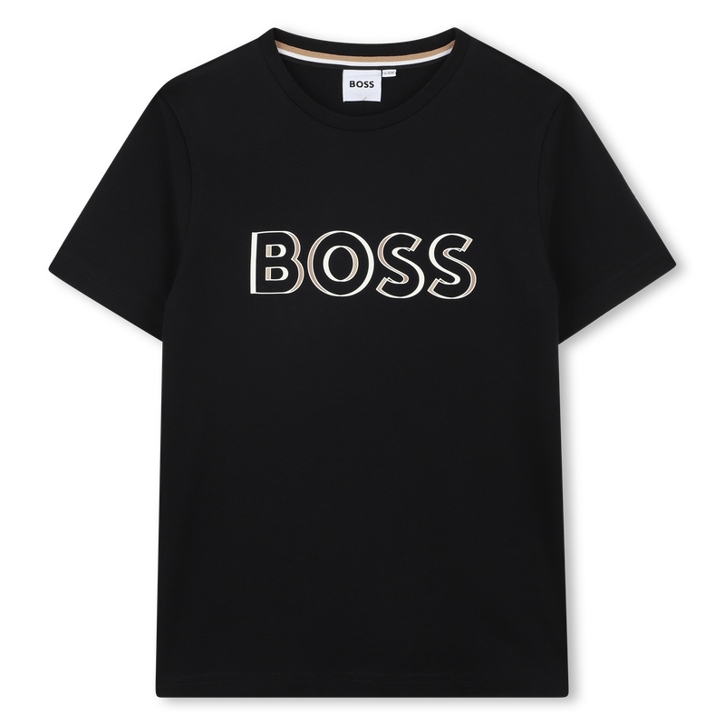 Short-sleeved cotton T-shirt BOSS 
                    BOY