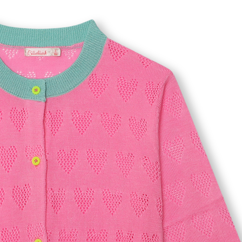 Button-up knitted cardigan BILLIEBLUSH 
                    GIRL