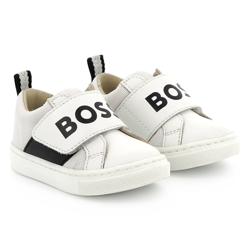 Leather Velcro sneakers BOSS 
                    BOY