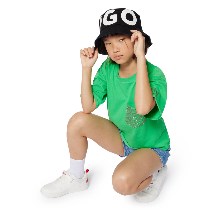 Denim shorts with pockets HUGO 
                    GIRL