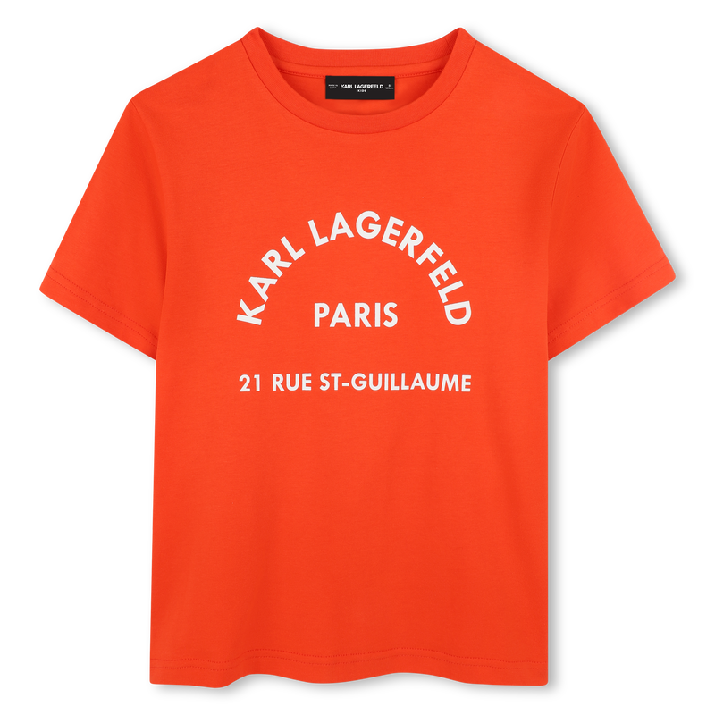 Short-sleeved T-shirt KARL LAGERFELD KIDS 
                    BOY