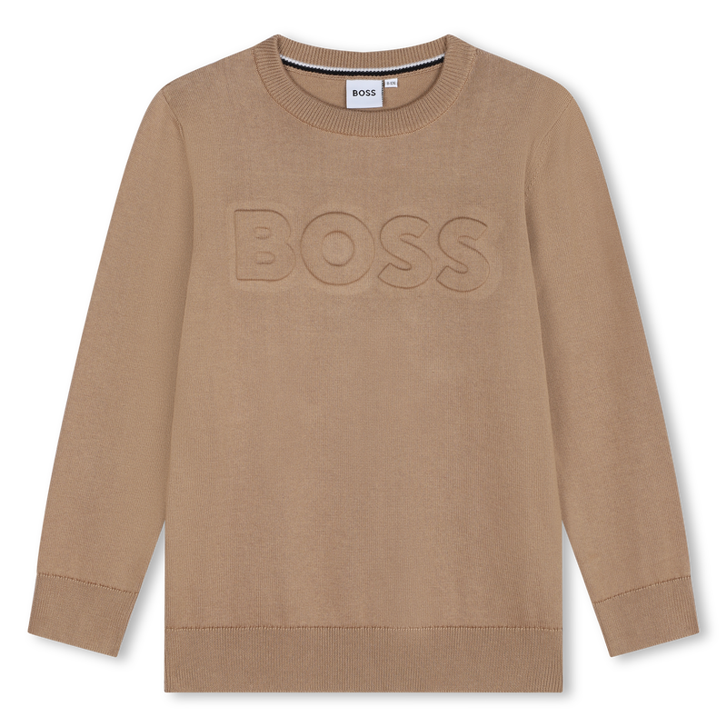 Cotton Knitted Sweater BOSS 
                    BOY