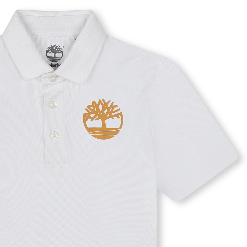 Logo Print Polo Shirt TIMBERLAND 
                    BOY