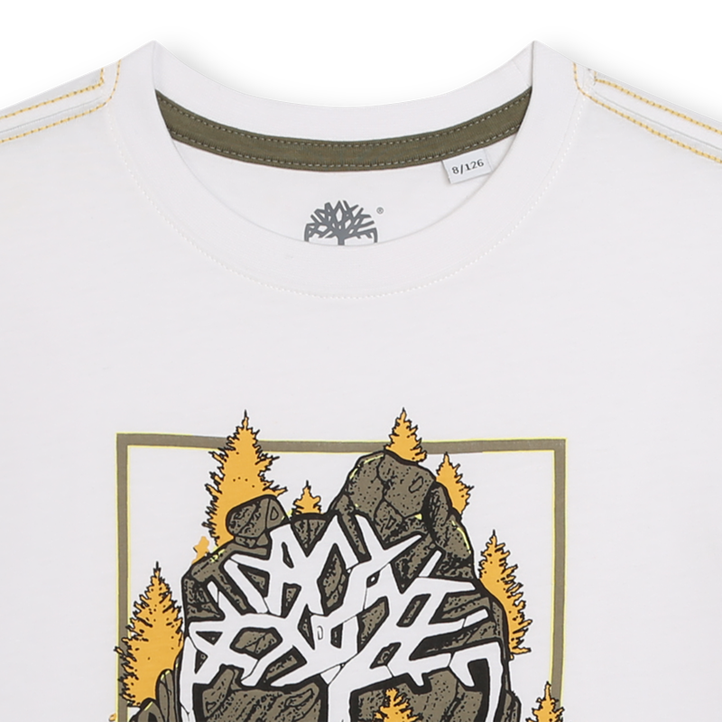 Short-Sleeved Cotton T-Shirt TIMBERLAND 
                    BOY