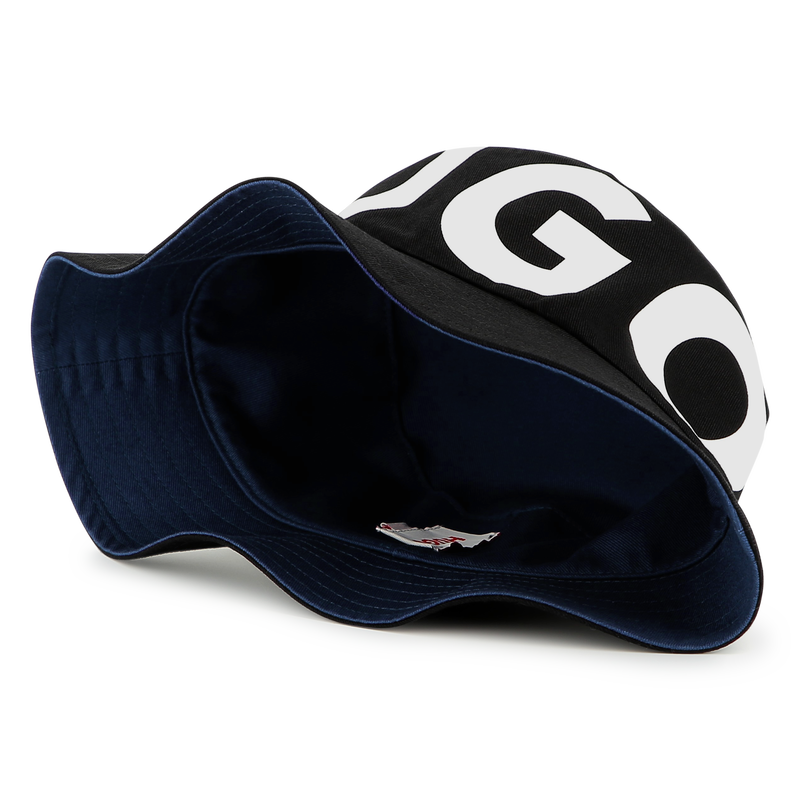 Reversible twill bucket hat HUGO 
                    BOY