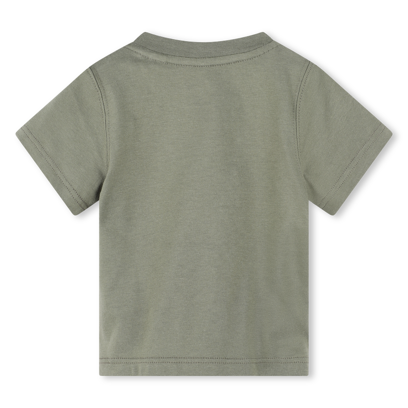 Press-Stud Cotton T-Shirt TIMBERLAND 
                    BOY