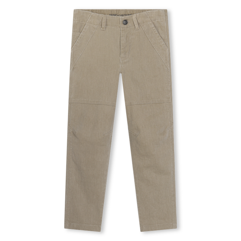 Cotton Twill Pants ZADIG & VOLTAIRE 
                    BOY