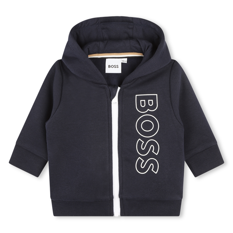 Zip-up fleece sweatshirt BOSS 
                    BOY