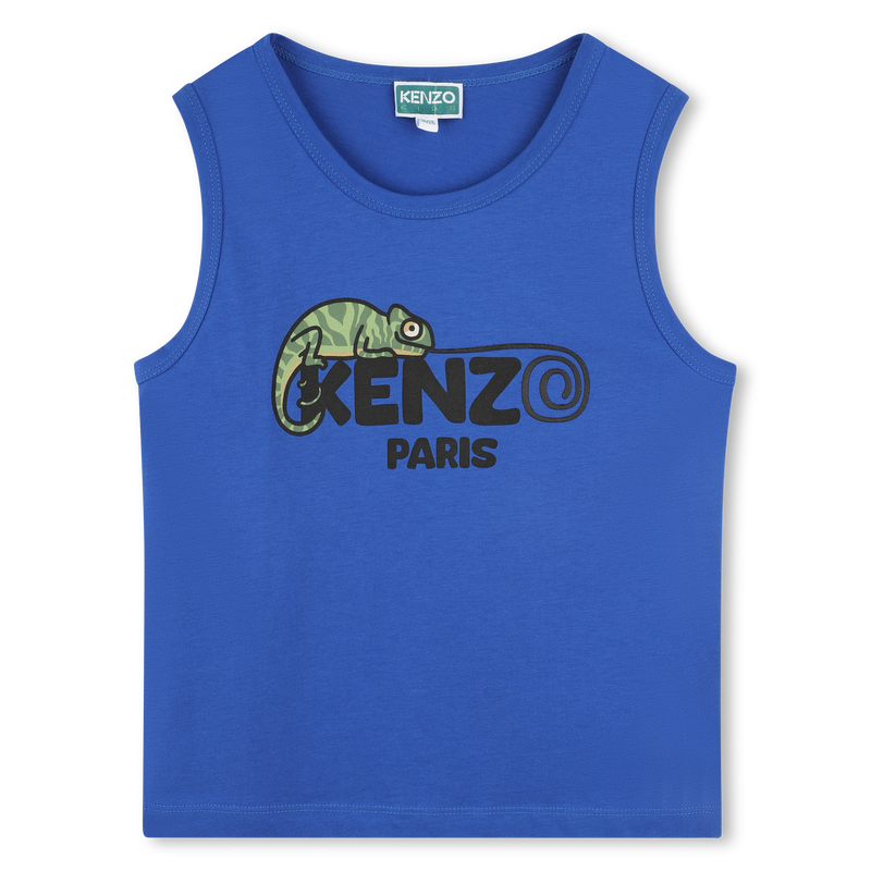 Cotton tank with logo KENZO KIDS 
                    BOY