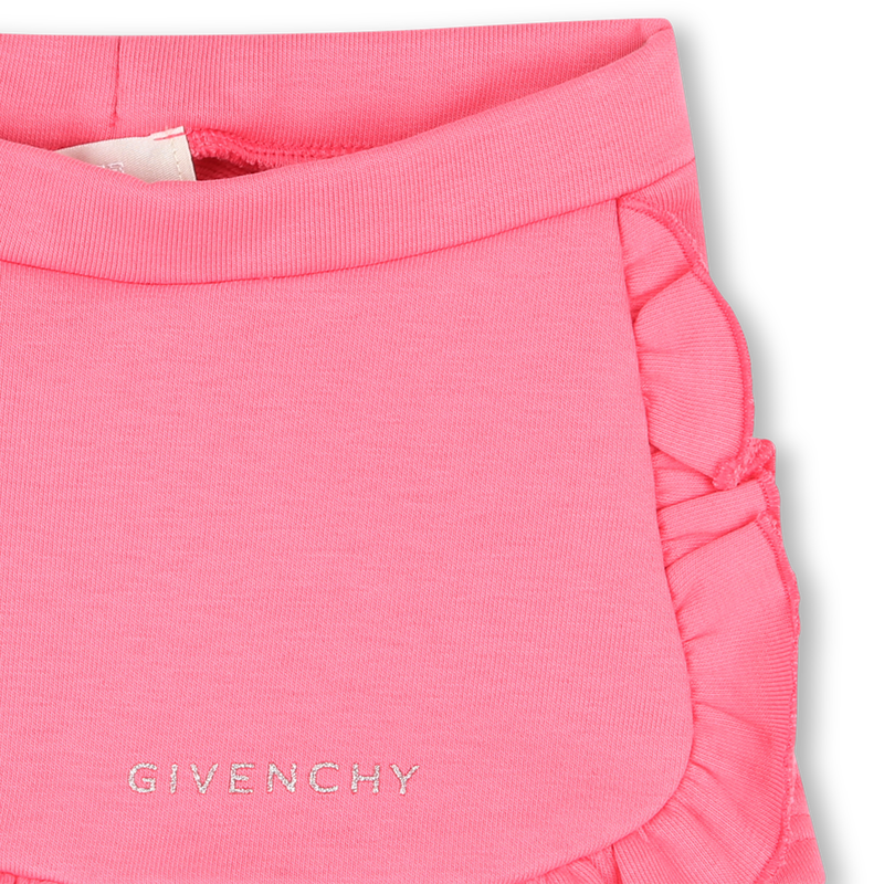 Frilled fleece shorts GIVENCHY 
                    GIRL