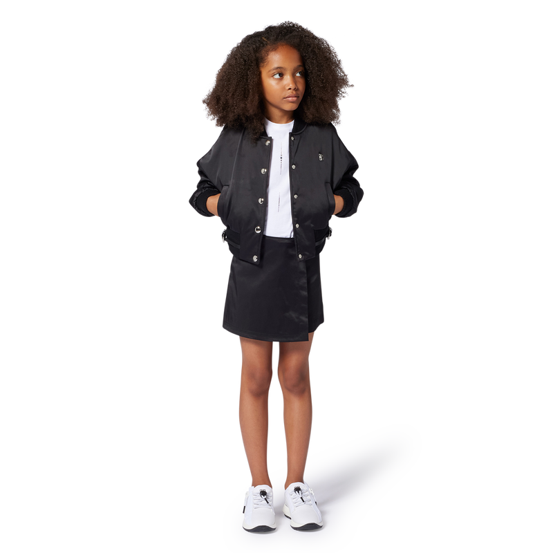 Satin snap fastener jacket GIVENCHY 
                    GIRL
