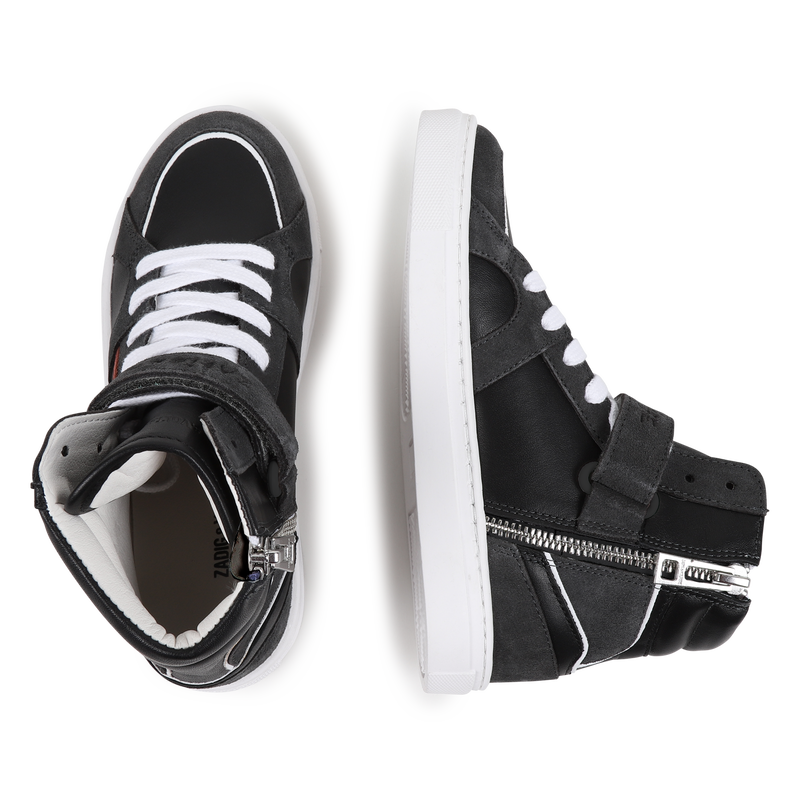 Velcro Leather Sneakers ZADIG & VOLTAIRE 
                    BOY