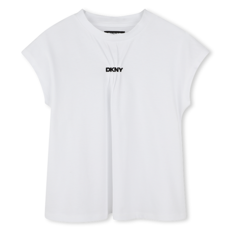 Loose-cut cotton T-shirt DKNY 
                    GIRL