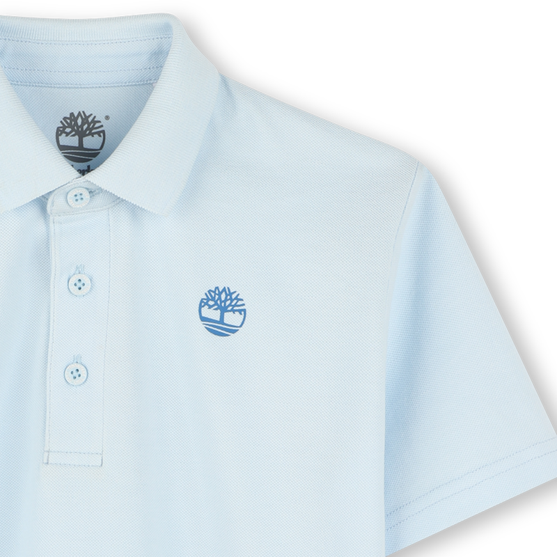 Plain polo with logo on chest TIMBERLAND 
                    BOY