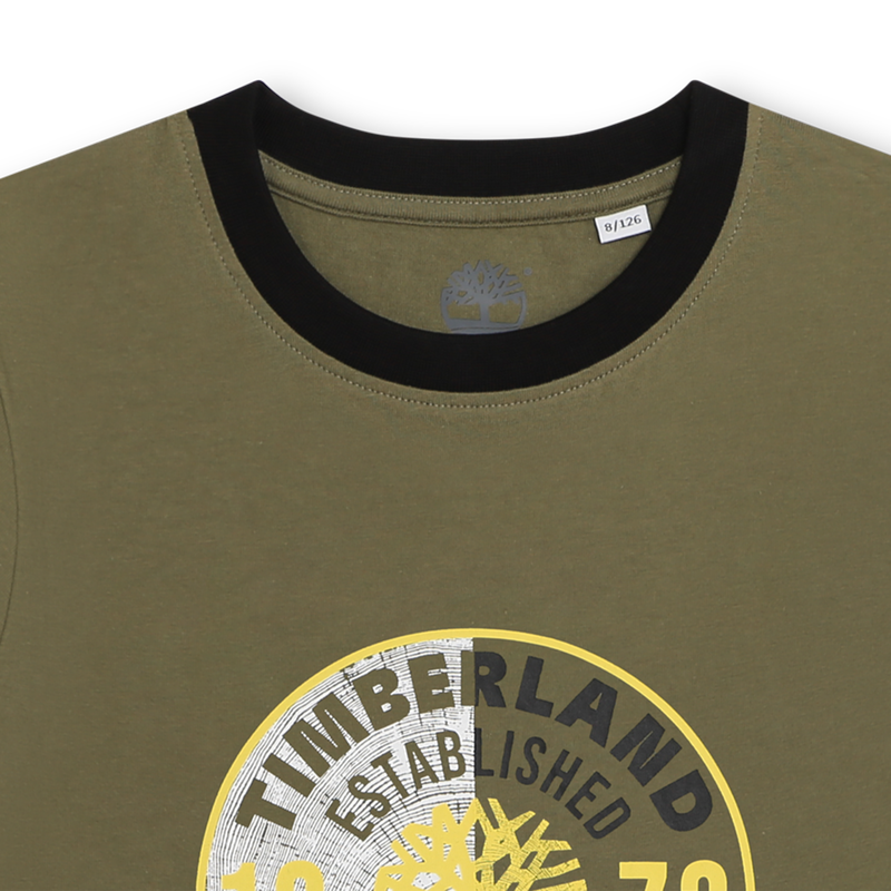 Short-Sleeved Cotton T-Shirt TIMBERLAND 
                    BOY