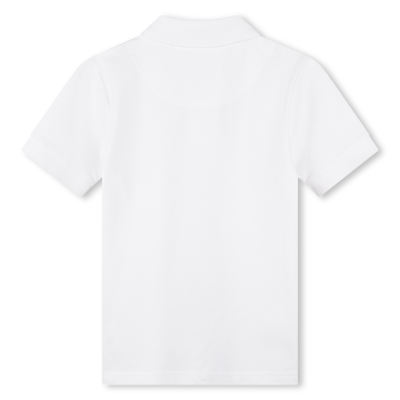 Short-sleeved cotton polo HUGO 
                    BOY