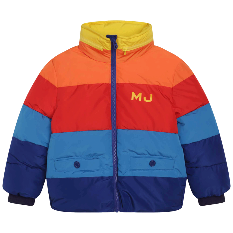 Zip-up hooded puffer jacket THE MARC JACOBS 
                    BOY