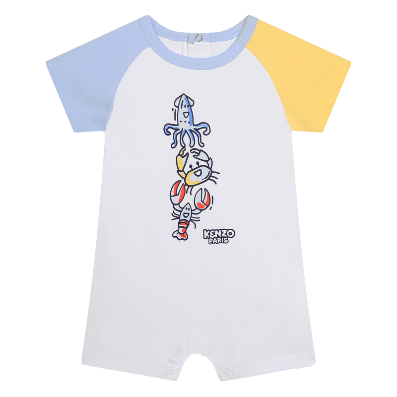 Printed short romper KENZO KIDS 
                    BOY