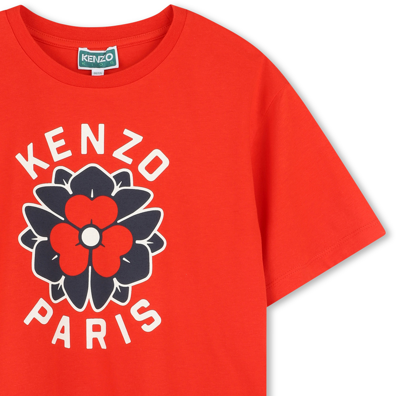 T-shirt with logo print KENZO KIDS 
                    GIRL