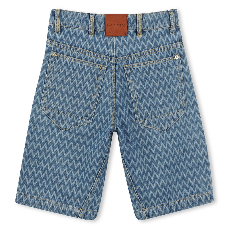 Long denim shorts LANVIN 
                    BOY