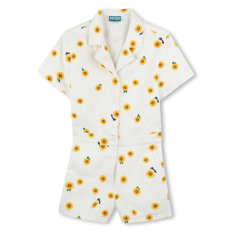 Cotton shorts romper KENZO KIDS 
                    GIRL