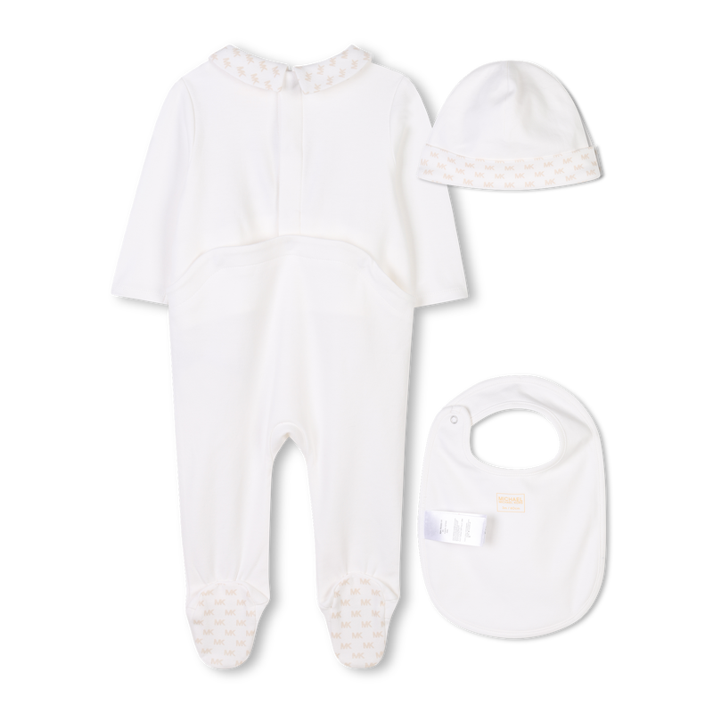 Cotton pajamas, hat and bib MICHAEL KORS 
                    UNISEX