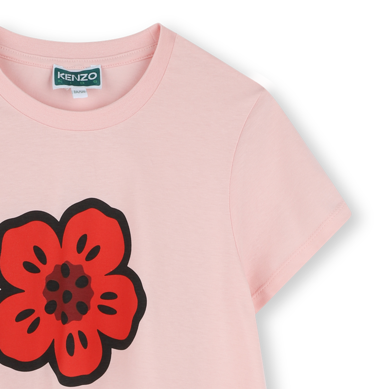 Loose dress with logo print KENZO KIDS 
                    GIRL
