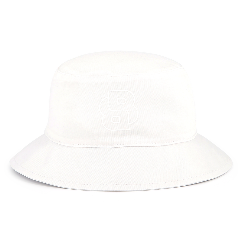 Frilled cotton bucket hat BOSS 
                    GIRL