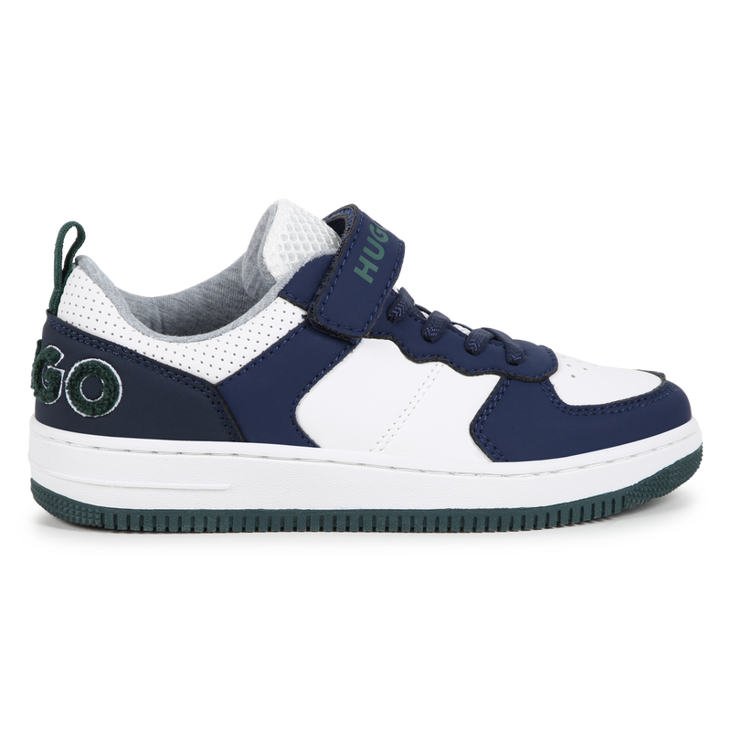 Lace-Up Velcro Sneakers HUGO 
                    BOY