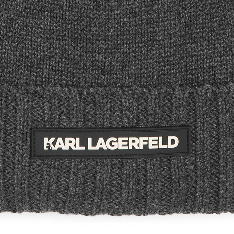 Knitted Hat KARL LAGERFELD KIDS 
                    BOY